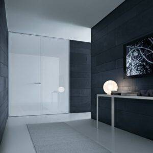 luxe wit glazen dubbele draaideur op maat rimadesio link plus