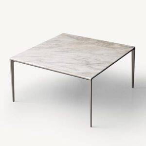 design vierkante italiaanse tafel in wit calacatta marmer rimadesio long island