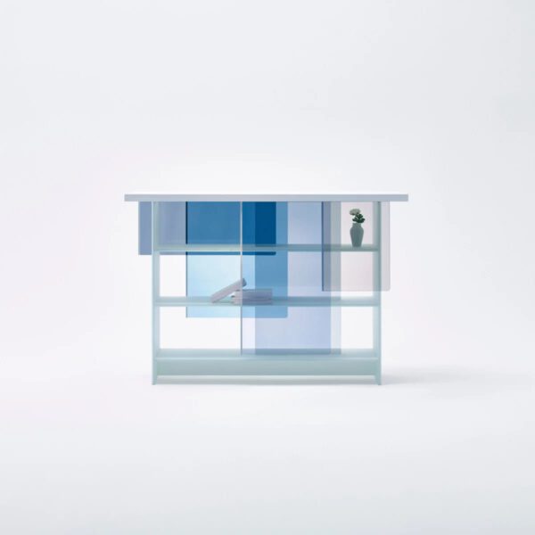 Design-Transparante-Glazen-Luxe-Gekleurde-Boekenkast-Italiaanse-GlasItalia