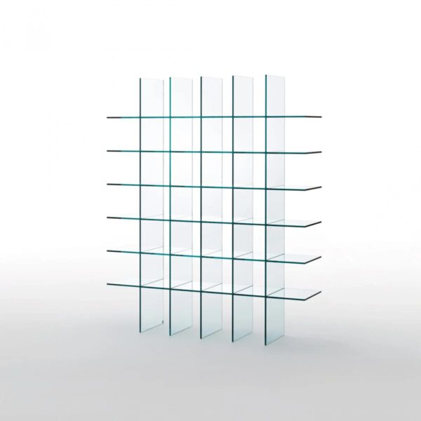 Exclusieve-Transparante-Italiaanse-Luxe-Moderne-Design-Boekenkast-Wandmeubel-GlasItalia