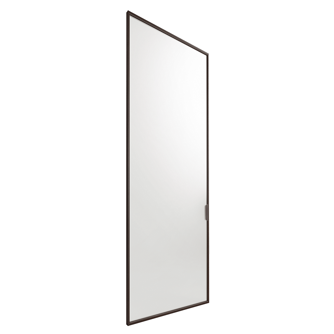 Rimadesio Air System Pure met ononderbroken glasvlak en slanke aluminium omlijsting