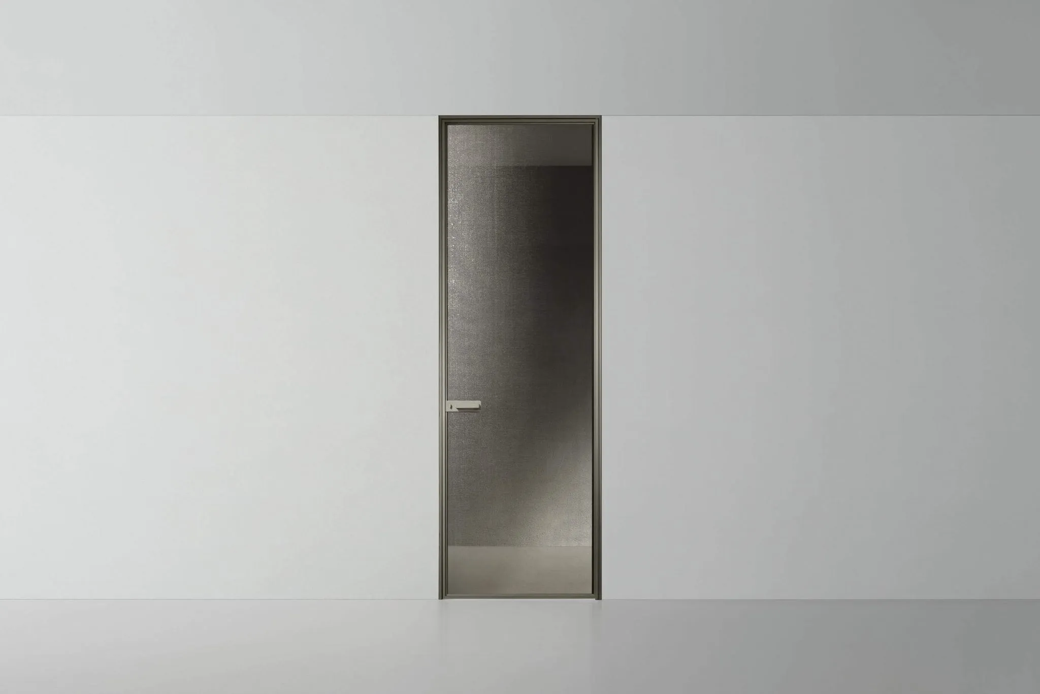 Rimadesio Zen glazen binnendeur met slanke profilering