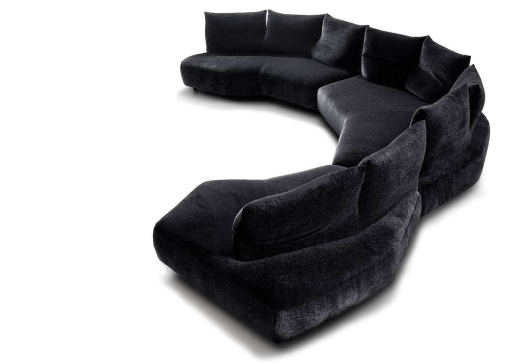 Organische modulaire zithoek van de Edra Anywhere designbank